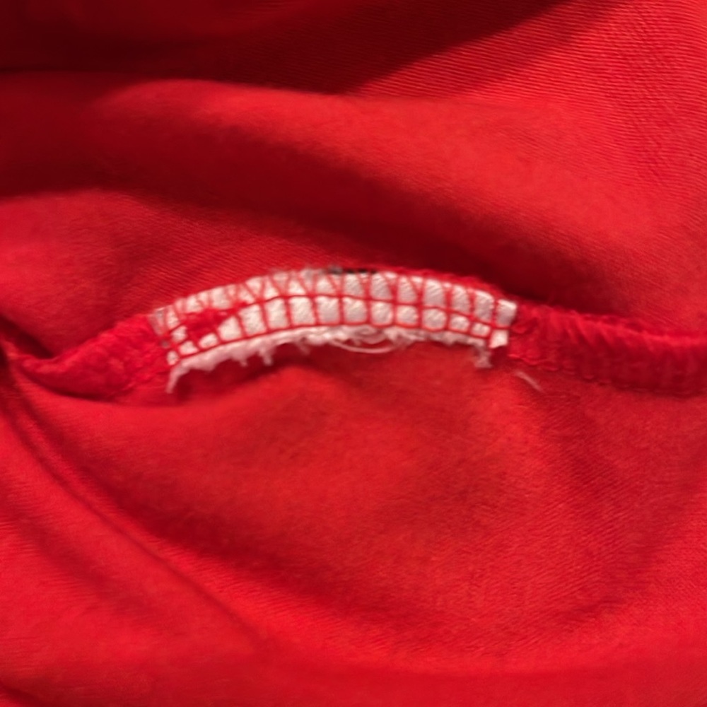 GUESS Orange Long Sleeve Wrap Top with Side Zipper. Size Small - Picture 15 of 15